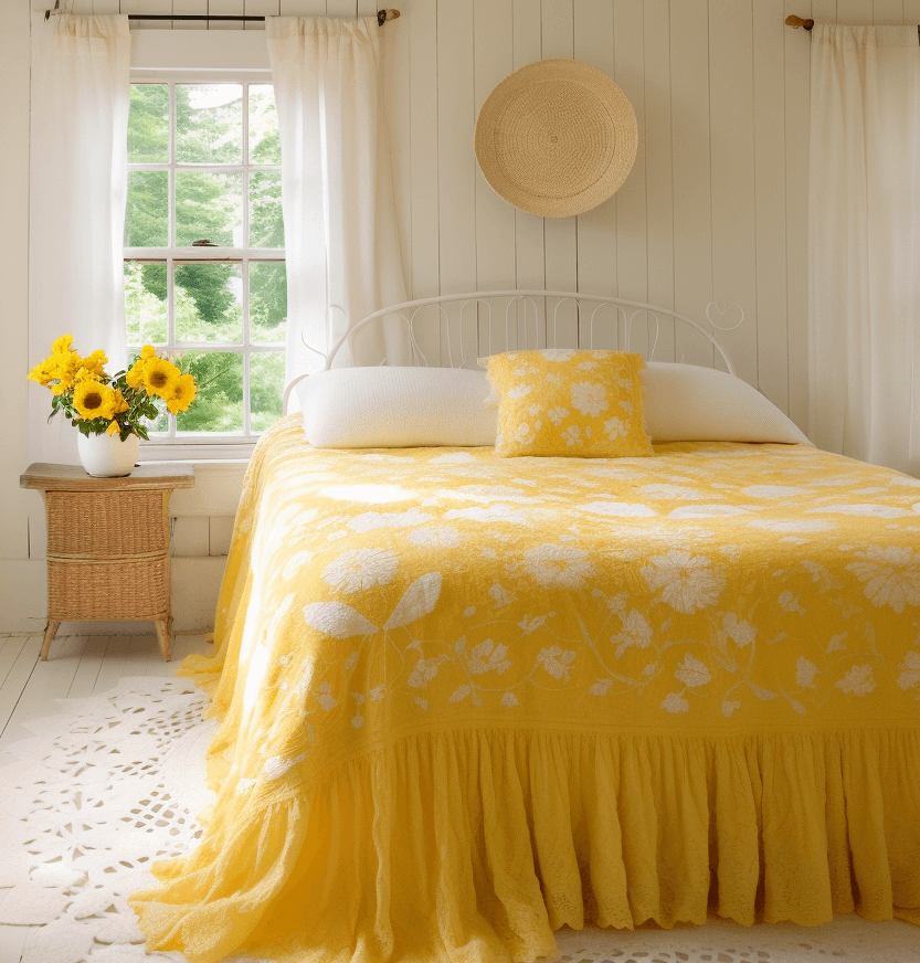 Year-Round Summer Vibes: Your Ultimate Yellow Bedroom Decor Guide - Mindful Hues