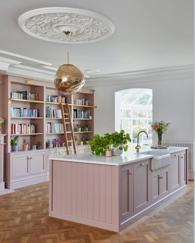 15 Pink Paint Colors for Your Kitchen Cabinets - Mindful Hues